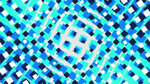 Blue and white square pattern transition mask, with alpha channel Stock Footage 169932199