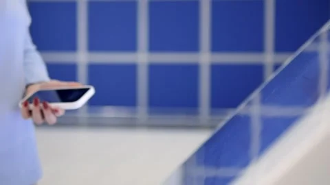 Blue and white tile wall with a blue tile border Stock Footage 298881406
