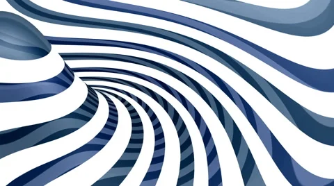 Blue and white torus loop animation. Stock Footage 50919289