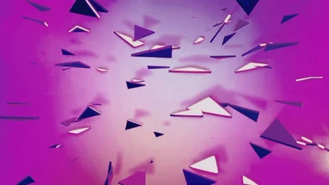 Blue And White Triangle Animation Loop  스톡 동영상 232788945