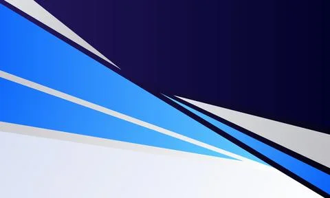 Blue and white triangle background. Illustrazione stock
