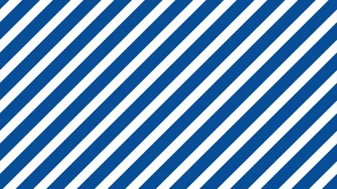 Blue and white two tone diagonal stripe pattern seamless abstract background Stock Footage 281921920