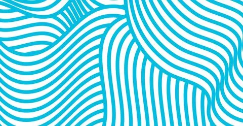 Blue and white waves abstract tech minimal background イラスト素材