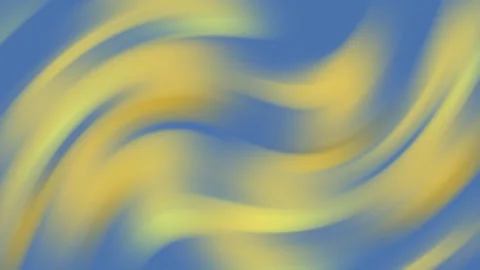 Blue and yellow background, abstract gradient backgrounds wave fluid pattern Video stock 296290264
