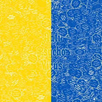 Blue and yellow background Stock Illustration