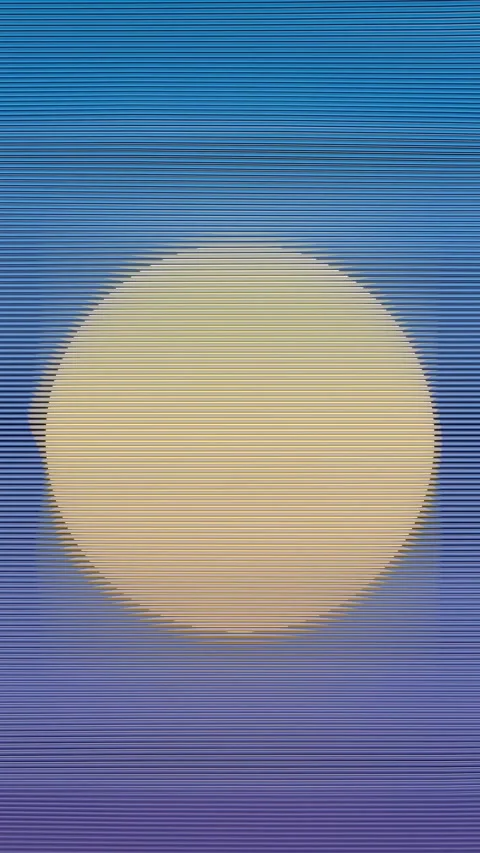 A blue and yellow background with a white circle Stock Footage 309946101