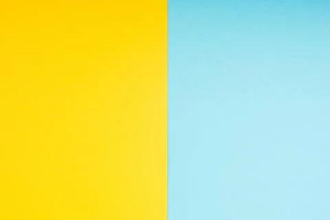 Blue and yellow colored background, copy space for text, template イラスト素材