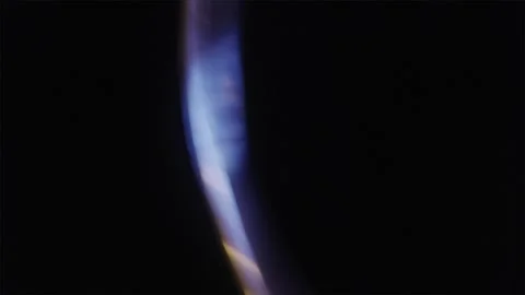 Blue and yellow flashes on a black background Stock Footage 252746744