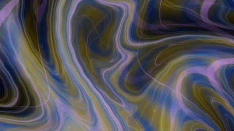 Blue and Yellow Fluid Smoke 15s Seamless Loop Video Background Video stock 341324929