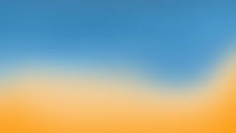 Blue and yellow holographic horizontal colorful gradient moving like wave Stock Footage 117097676