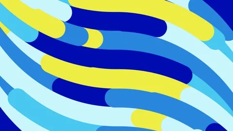 Blue And Yellow Lines Loop Stock Footage 171942264