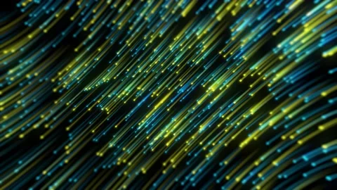 Blue and Yellow Lines Moving Abstract Background 15 Video stock 201310757