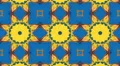 Blue and yellow medley background, loop HD Footage