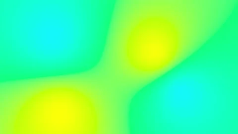 Blue and yellow neon flowing liquid waves abstract motion background. Stock Footage