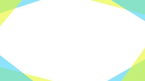 Blue and yellow simple geometric frame background Stock-Illustration