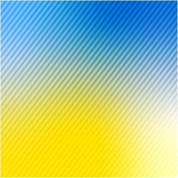 Blue and yellow soft gradient striped background. Ukrainian flag Stock Illustration