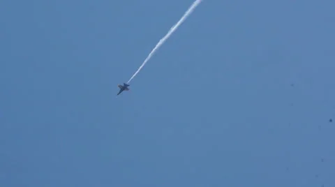 Blue Angel Dive Stock Footage 44237130