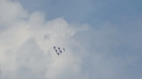 Blue Angels Dive Stock Footage 44235431