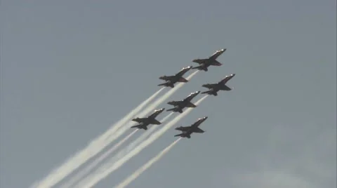 Blue Angels -  Fleur Delis Stockbeeldmateriaal 12363611