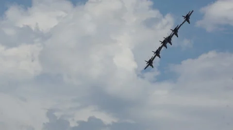 Blue Angels Flyby Stock Footage 44236085
