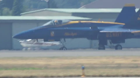 Blue Angels Landing Stock Footage 44238716