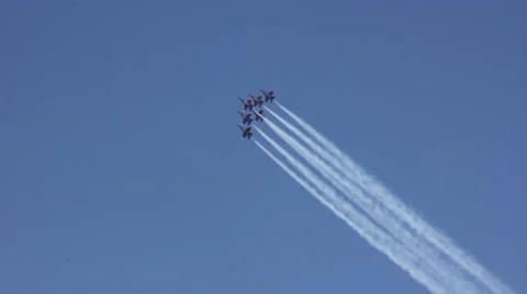 Blue Angels Perform During SFFW14 Air Show Video stock 50932257