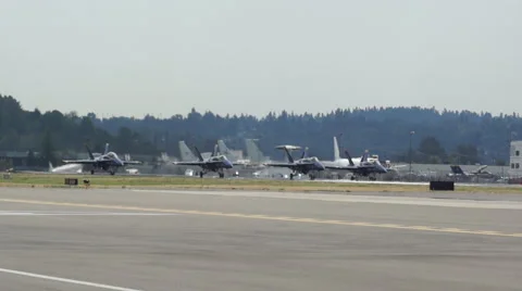 Blue Angels Takeoff Stockbeeldmateriaal 44237233