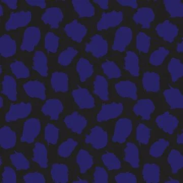 Blue Animal Leopard Seamless Pattern Background 스톡 일러스트