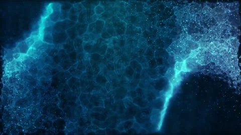 Blue animated particle string - Motion video background loop HD Stock Footage 67629151