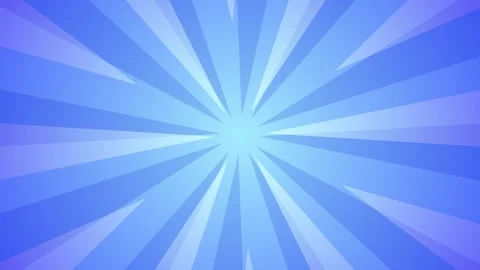 Blue Animation Background, Seamless Rotating Sunburst Animated Background L.. Video stock 310596113