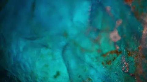 Blue Apatite under microscope. Translucent blue gemstone, symbolizes inspiration Stock Footage 278201039