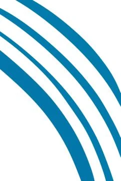 Blue arc Stock Illustration