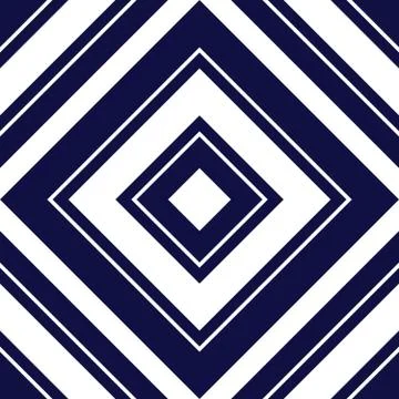 Blue Argyle Diagonal Stripes seamless pattern background Illustrazione stock