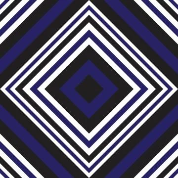 Blue Argyle Diagonal Stripes seamless pattern background Stock Illustration