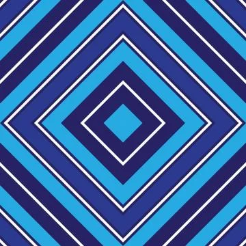 Blue Argyle Diagonal Stripes seamless pattern background イラスト素材