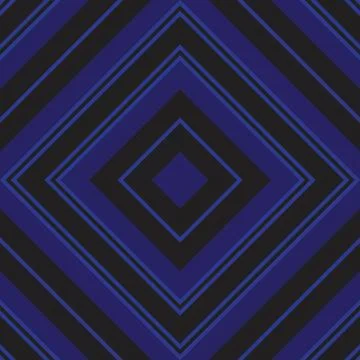 Blue Argyle Diagonal Stripes seamless pattern background Stock Illustration