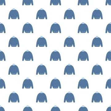 Blue argyle sweater pattern for textile print 库存插图