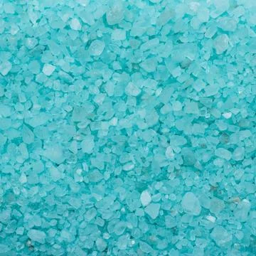 Blue aromatic bath salt background Foto stock