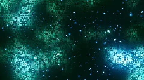 Blue Array Boxes Loopable Background Video stock 61683160