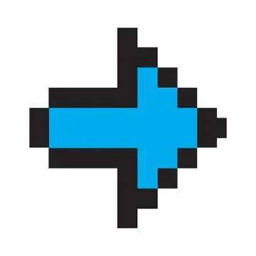 Blue arrow digital Stock Illustration