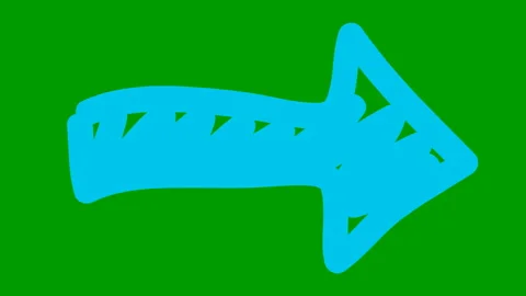 Blue arrow green Stock Footage 201027851