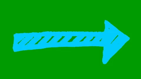 Blue arrow green Stock Footage 201150266