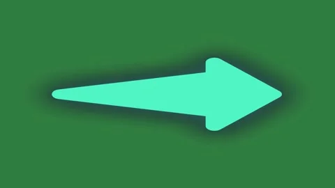 Blue arrow icon on play button an pointing to the left Stock Footage 335978214