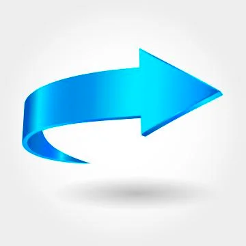 Blue arrow Stock Illustration