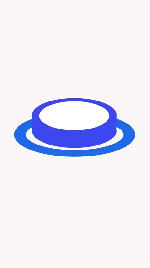 Blue arrow next button animation for digital interfaces vertical video. Mod.. Stock Footage 321627702