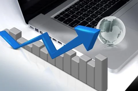 Blue arrow Stock Photos