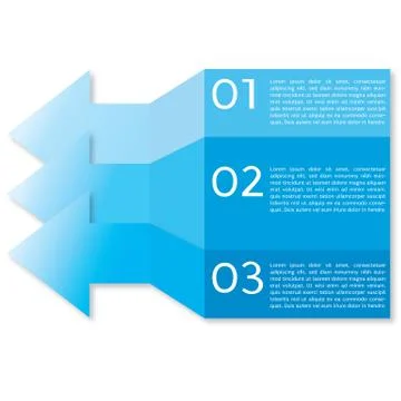 Blue arrows abstract background Stock Illustration