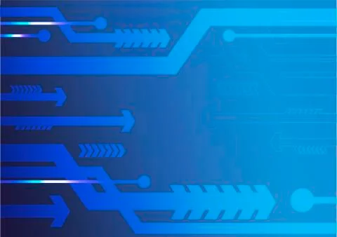 Blue Arrows Abstract background vector illustration. Stock Illustration