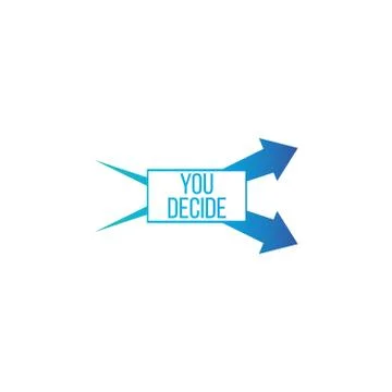 Blue arrows up and down. Stock exchange concept show about profit and loss tr Stock Illustration