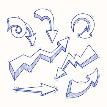 Blue arrows Illustration